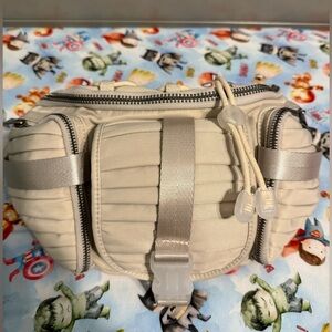 Darker Wavs Cream Tactical Belt Bag